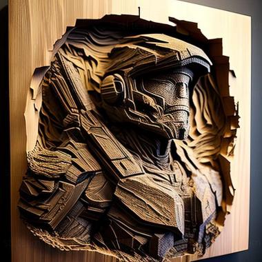 3D модель Master Chief з Halo (STL)